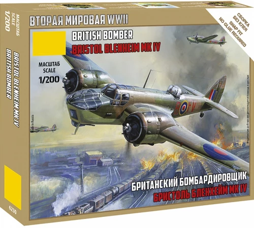 Modell - Britischer Bomber Bristol Blenheim IV