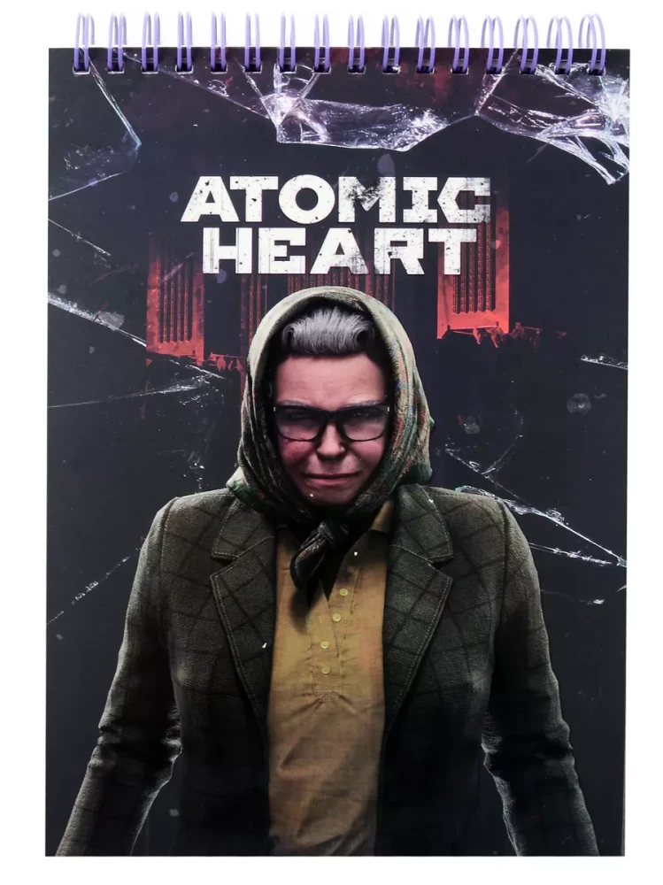 Kreatives Notizbuch mit Stickern Atomic Heart. Baba Zina, A5