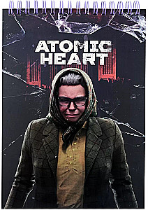 Kreatives Notizbuch mit Stickern Atomic Heart. Baba Zina, A5