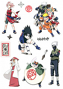 Sticker-Set Naruto. Design 2