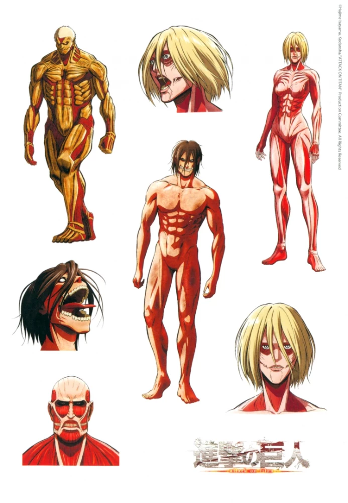 Sticker-Set Attack on Titan. Design 4