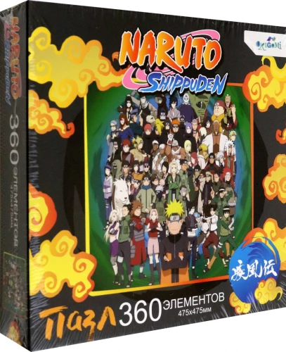 Naruto. Puzzle mit 360 Teilen. Shinobi Krieg