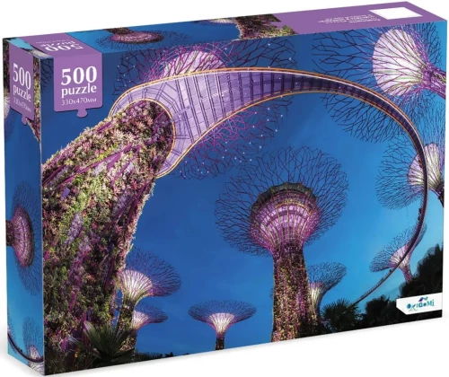 Puzzle 500 Teile - Futuristische Gärten von Singapur