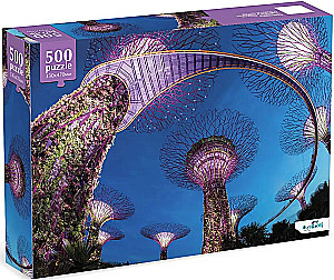 Puzzle 500 Teile - Futuristische Gärten von Singapur