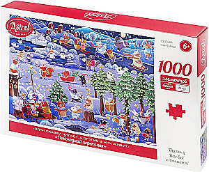 Puzzle 1000 Teile - Astrel. Weihnachtliches Durcheinander