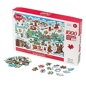 Puzzle mit 1000 Teilen - Astrel. Winterferien