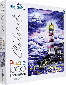 Puzzle-1000. Colorit Collection. Leuchtturm