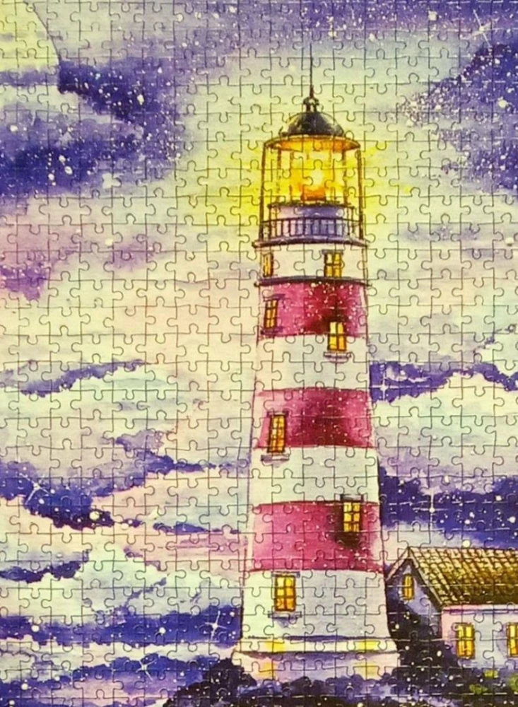 Puzzle-1000. Colorit Collection. Leuchtturm