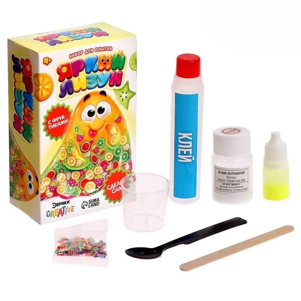 Experimente für Kinder - Bunter Slime