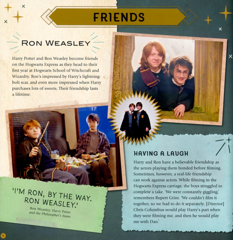 Harry Potter. Friends & Foes. A Movie Scrapbook