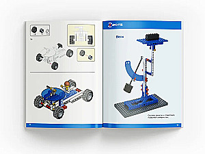 Konstrukteur mit Mechanismen Z-BOTS. Hauptmechanismen der Fahrzeuge (686 Teile)