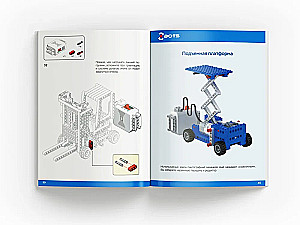 Konstrukteur mit Mechanismen Z-BOTS. Hauptmechanismen der Fahrzeuge (686 Teile)