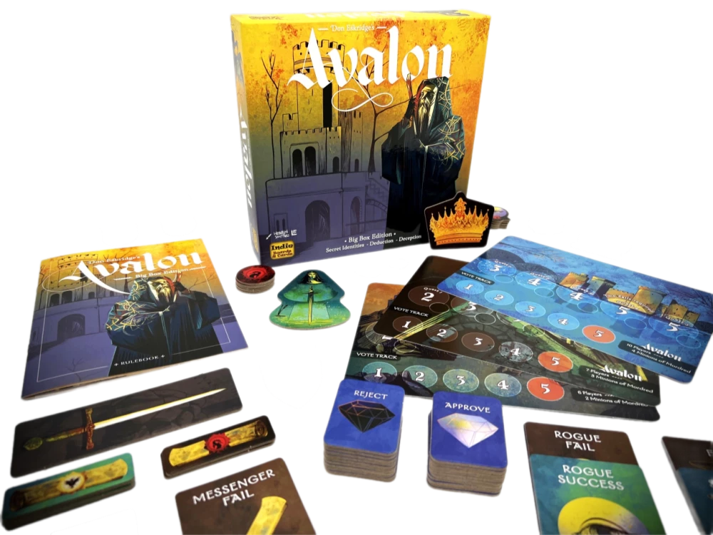 Brettspiel - Avalon. Erweiterte Ausgabe