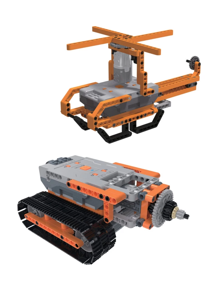 Konstruktionsspielzeug mit Mechanismen Z-BOTS. Baumaschinen (478 Teile)