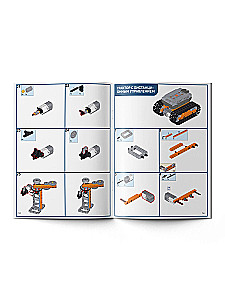 Konstruktionsspielzeug mit Mechanismen Z-BOTS. Baumaschinen (478 Teile)