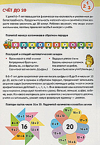 Informationsschirme. Mathematische Entwicklung von Kindern im Alter von 6 bis 7 Jahren