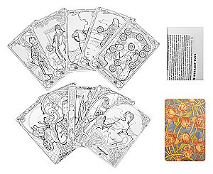 Art Nouveau Tarot. Malbuchkarten