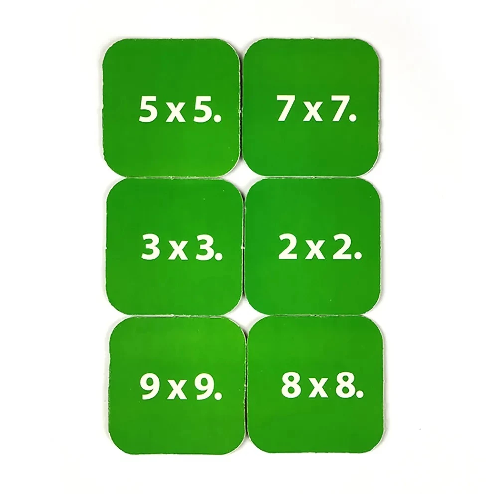 Brettspiel - Mathematisches Lotto. Multiplikationstabelle