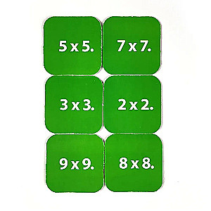 Brettspiel - Mathematisches Lotto. Multiplikationstabelle