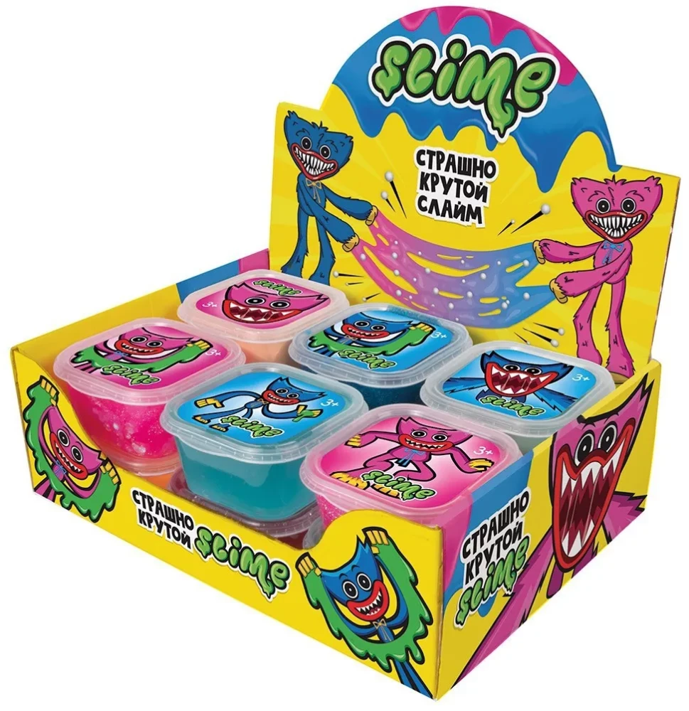 Showbox Slime. Huggy und Kissy, 60 g, 12 Stück