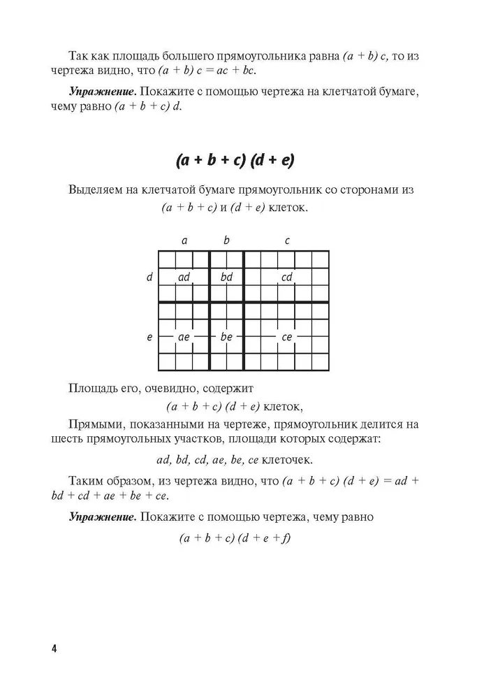 Алгебра на клетчатой бумаге