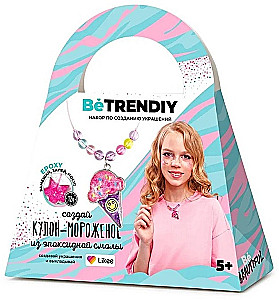 Be TrenDIY Schmuckset - Erstelle einen Eiscreme-Anhänger aus Epoxidharz