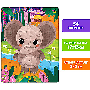 Set (3 in 1) - Elefant Topa, 3 Bücher, Puzzle