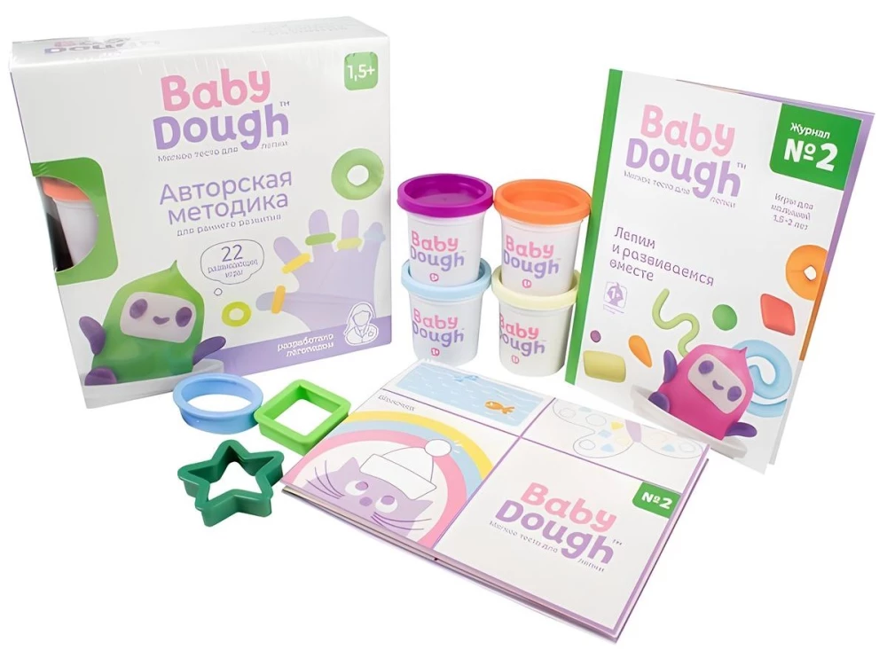 Развивающий набор Baby Dough, зеленый