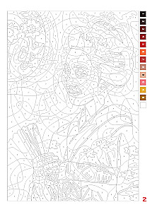 Прекрасная Япония. Раскраска по номерам