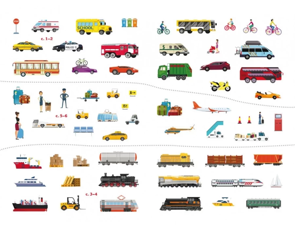 Das erste Wimmelpuzzle mit Aufklebern. Transport