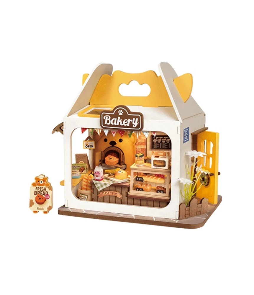 3D Zusammenbau Miniatur - Teddy's Bäckerei