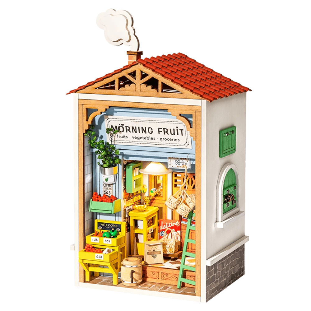 3D Zusammenbau Miniatur - Obstladen