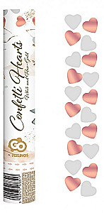 Neujahrs-Champagnerknaller - Hearts, 30 cm