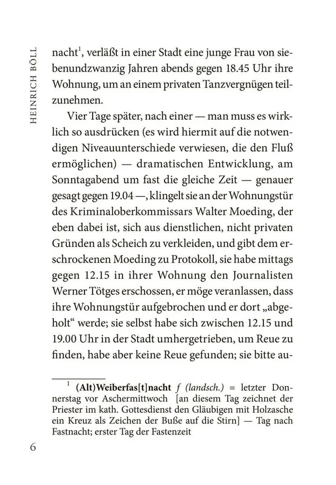 Die verlorene Ehre der Katharina Blum. Buch für das Lesen auf Deutsch