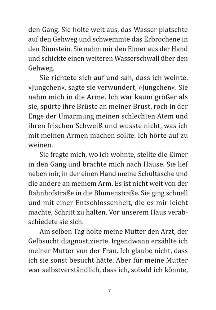 Der Vorleser. Buch zum Lesen in deutscher Sprache