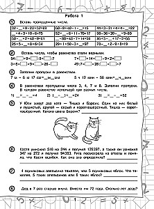 3000 Beispiele in Mathematik. Interessante Aufgaben und herausfordernde Beispiele. Mit Antworten und Erklärungen. 4. Klasse