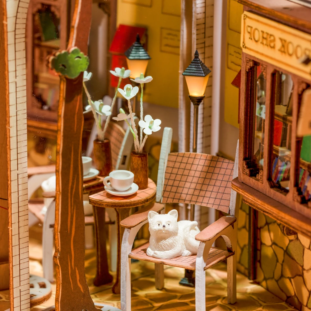 3D faltbare Miniatur ROBOTIME - Sunshine Town