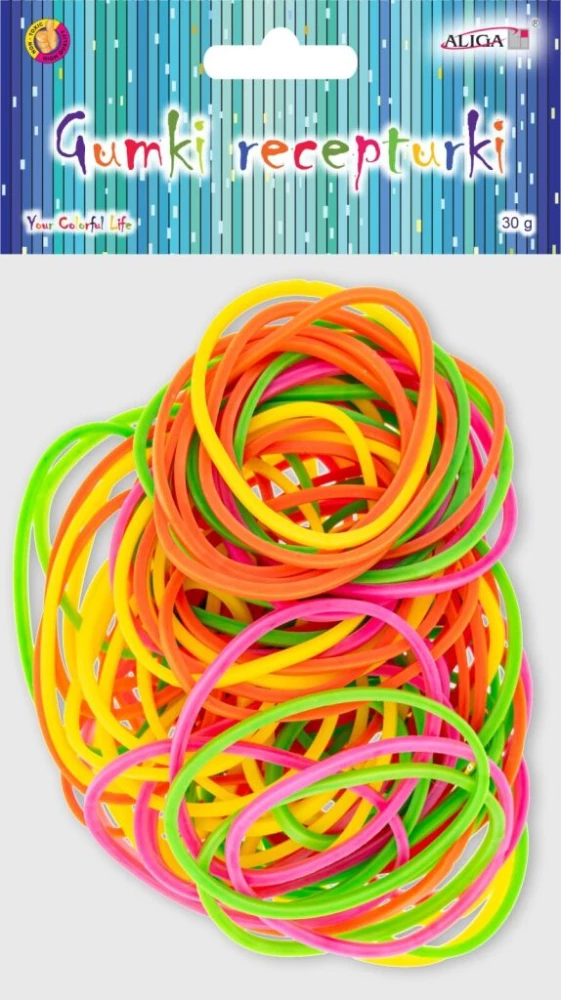 Gummiband-Set - Neon-Mix