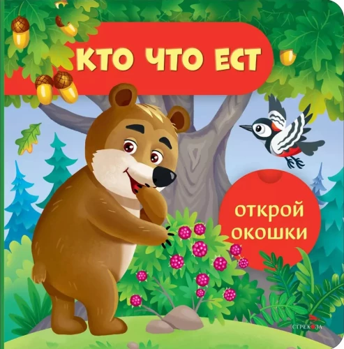 Открой окошки. Кто что ест