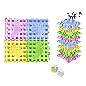 Set aus modularen Matten - Twister