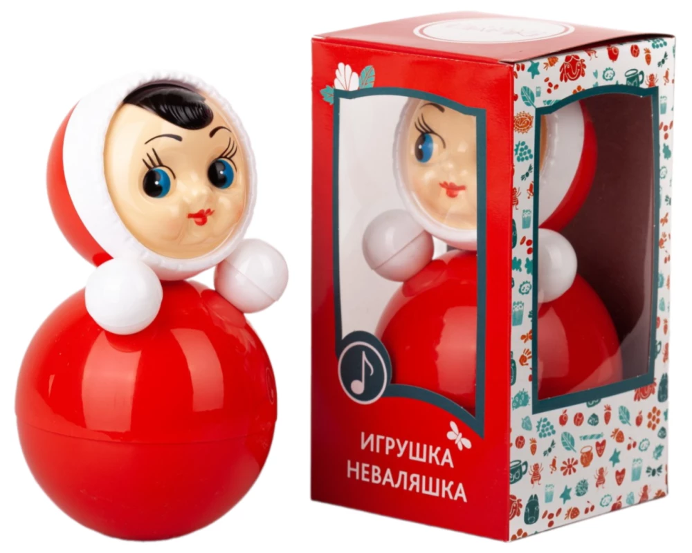 Игрушка-неваляшка - Кукла расписная, 21.8 см