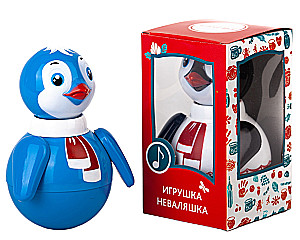 Игрушка-неваляшка - Пингвин, 15 см