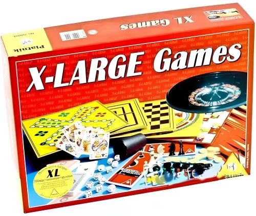 Set aus 200 Brettspielen X-Large Games + Schach und Roulette