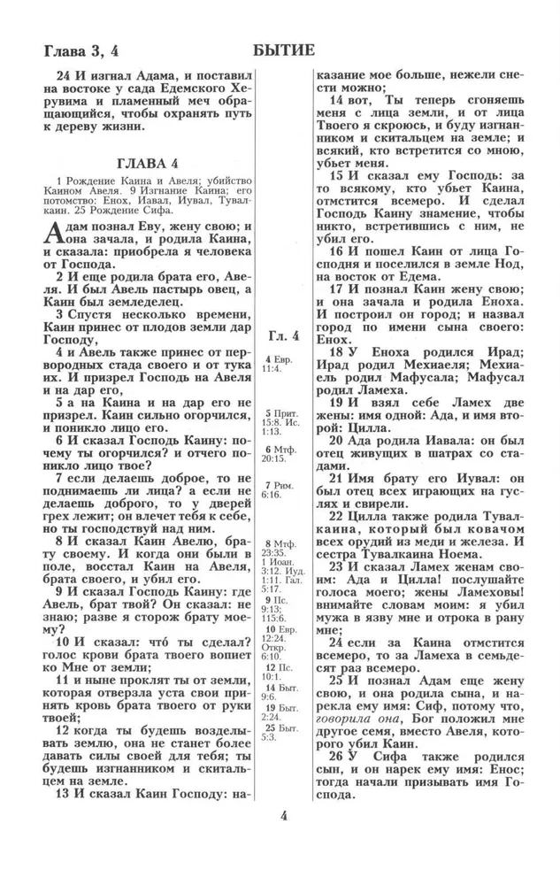 Библия каноническая в кожаном переплёте на молнии