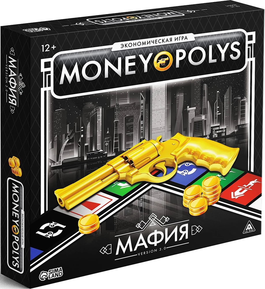 Brettspiel - Money Polys. Mafia