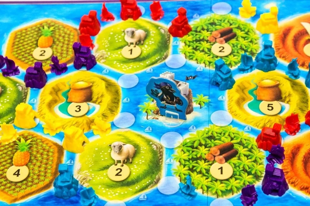 Brettspiel - Die Siedler von Catan. Junior