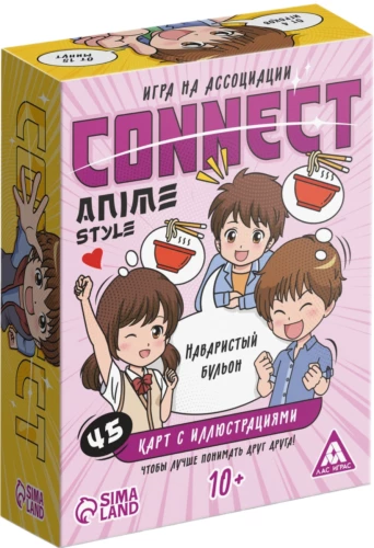 Brettspiel - Connect. Anime-Stil