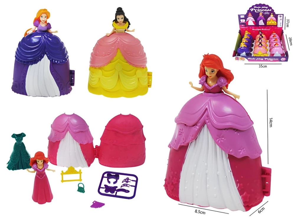 Set - Disney Prinzessin. Modische Überraschung, Mix