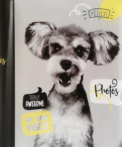 Fotoalbum mit 10 Magnetseiten - Fluffy pets. Wuff (23x28)