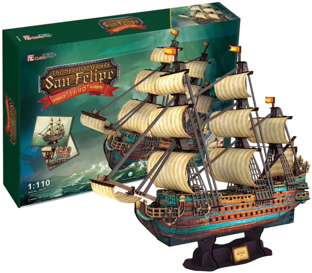 3D-Puzzle - Schiff. Die San Felipe, 248 Teile